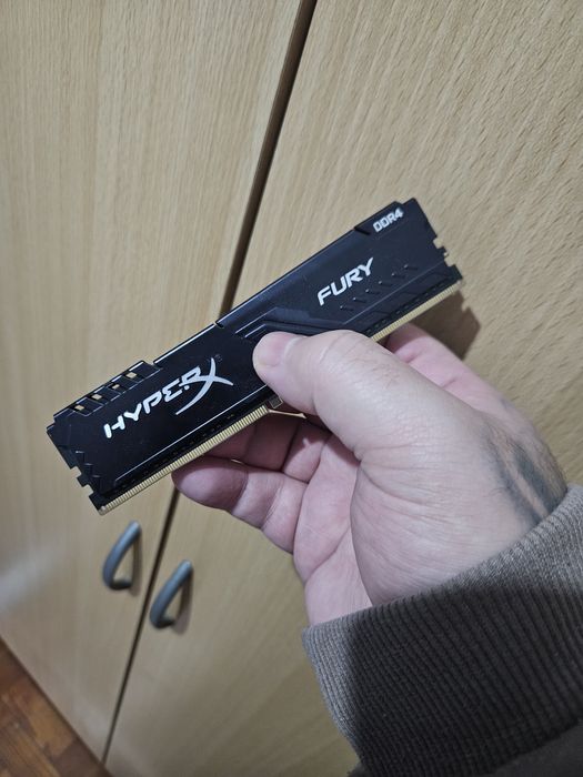 Memoria RAM HyperX DDR4 Fury 2×4=8GB a 2400 MHz