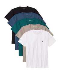 Koszulka Męska T-SHIRT 5-PAK ZESTAW koszulek Abercrombie & Fitch L