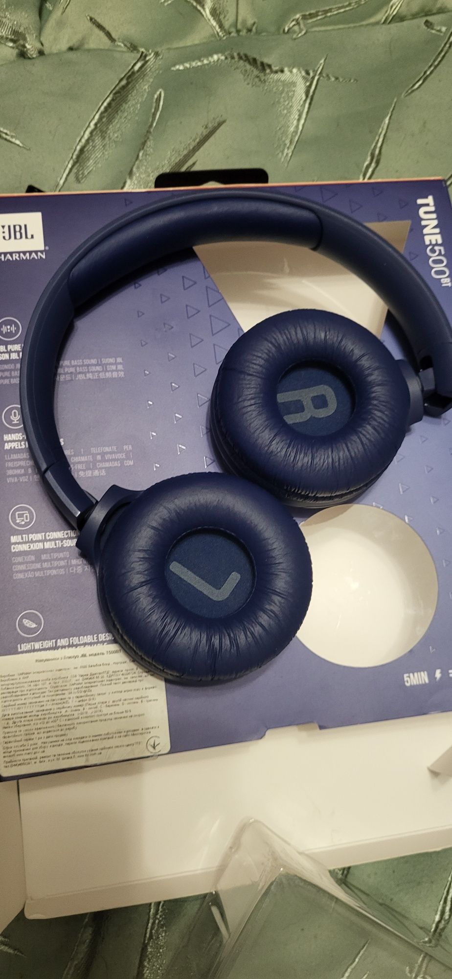 Навушники JBL T500BT Bluе