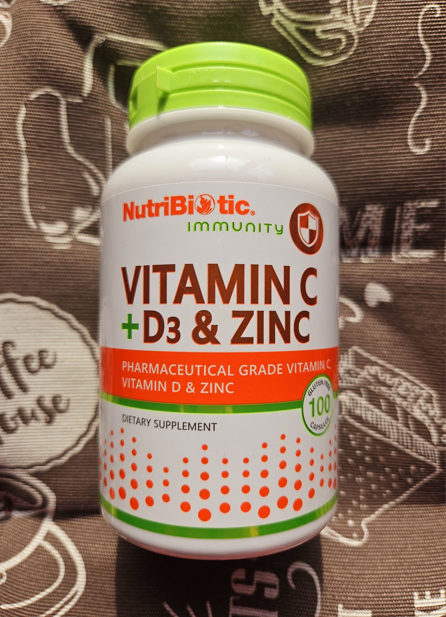 NutriBiotic immunity вітаміни для імунітету витамин С Д3 цинк имунитет