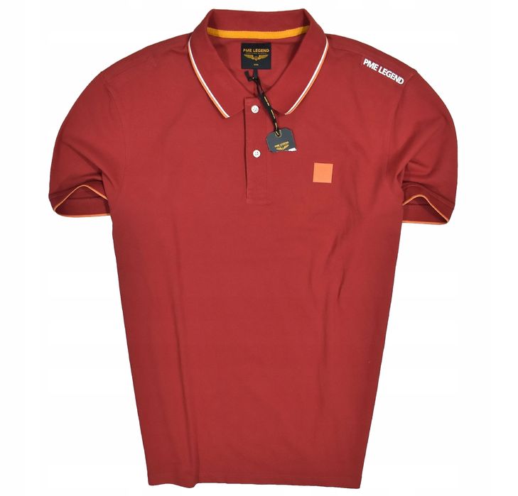 Pme Legend Męska Czerwona Koszulka Polo Xxxl