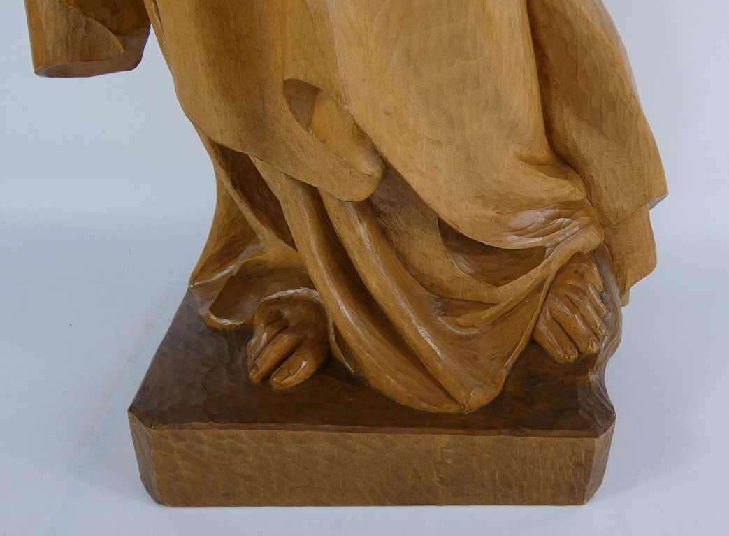 Figura rzeźba MARYJA z Dzieciątkiem Jezus drewno 69 cm Madonna