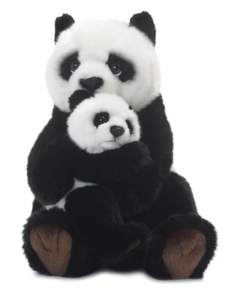 Panda Z Dzieckiem 28cm Wwf, Wwf Plush Collection