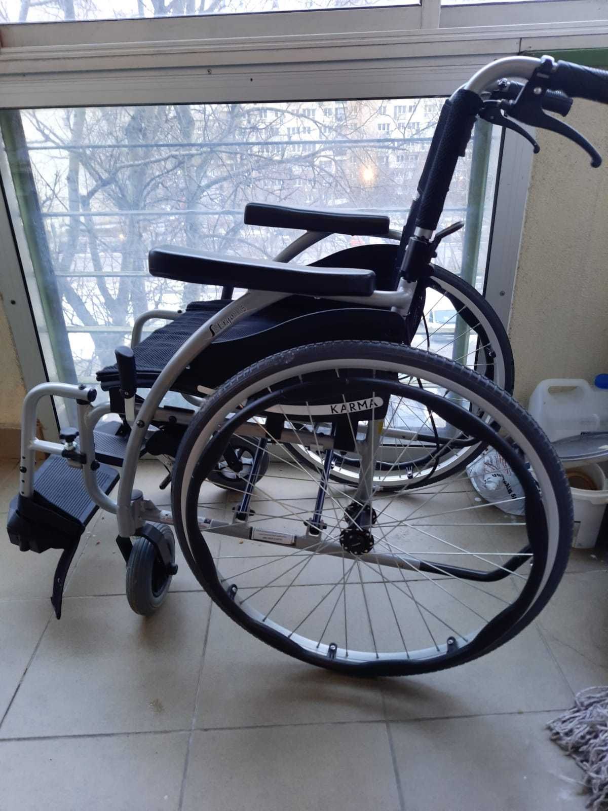 Wózek inwalidzki Karma S-Ergo 115 lekki, aluminiowy