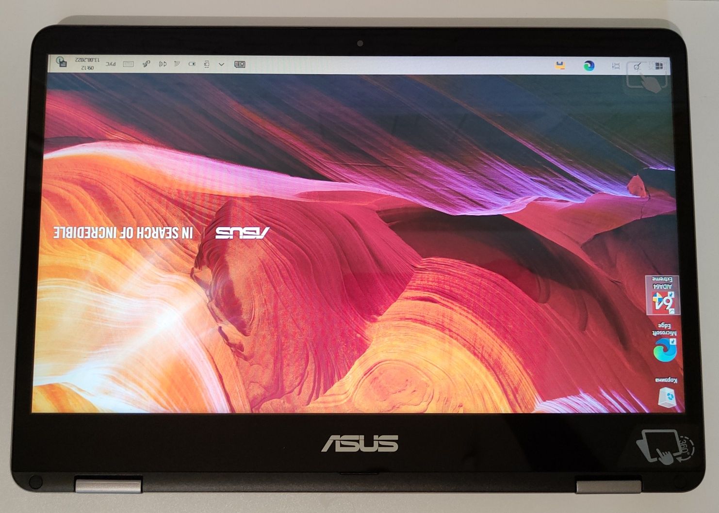 Asus VivoBook Flip 14" IPS FHD Touch, Intel N4020, 4GB DDR4, 64 SSD