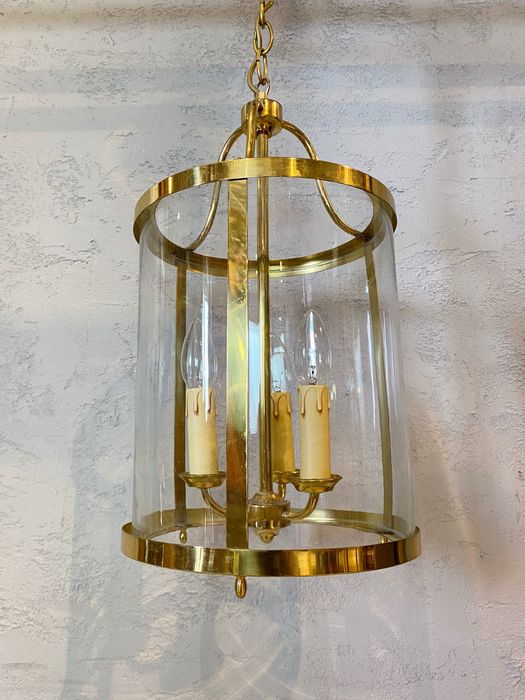 Francuska Lampa Latarnia w stylu Hollyeood Regency