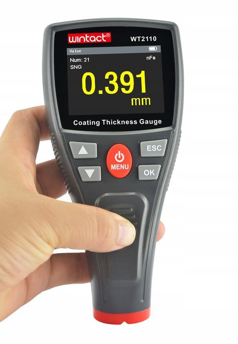 Miernik Grubości Tester Powłoki Aluminium Mikrony