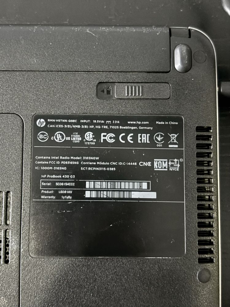 Computador HP ProBook 430 G3