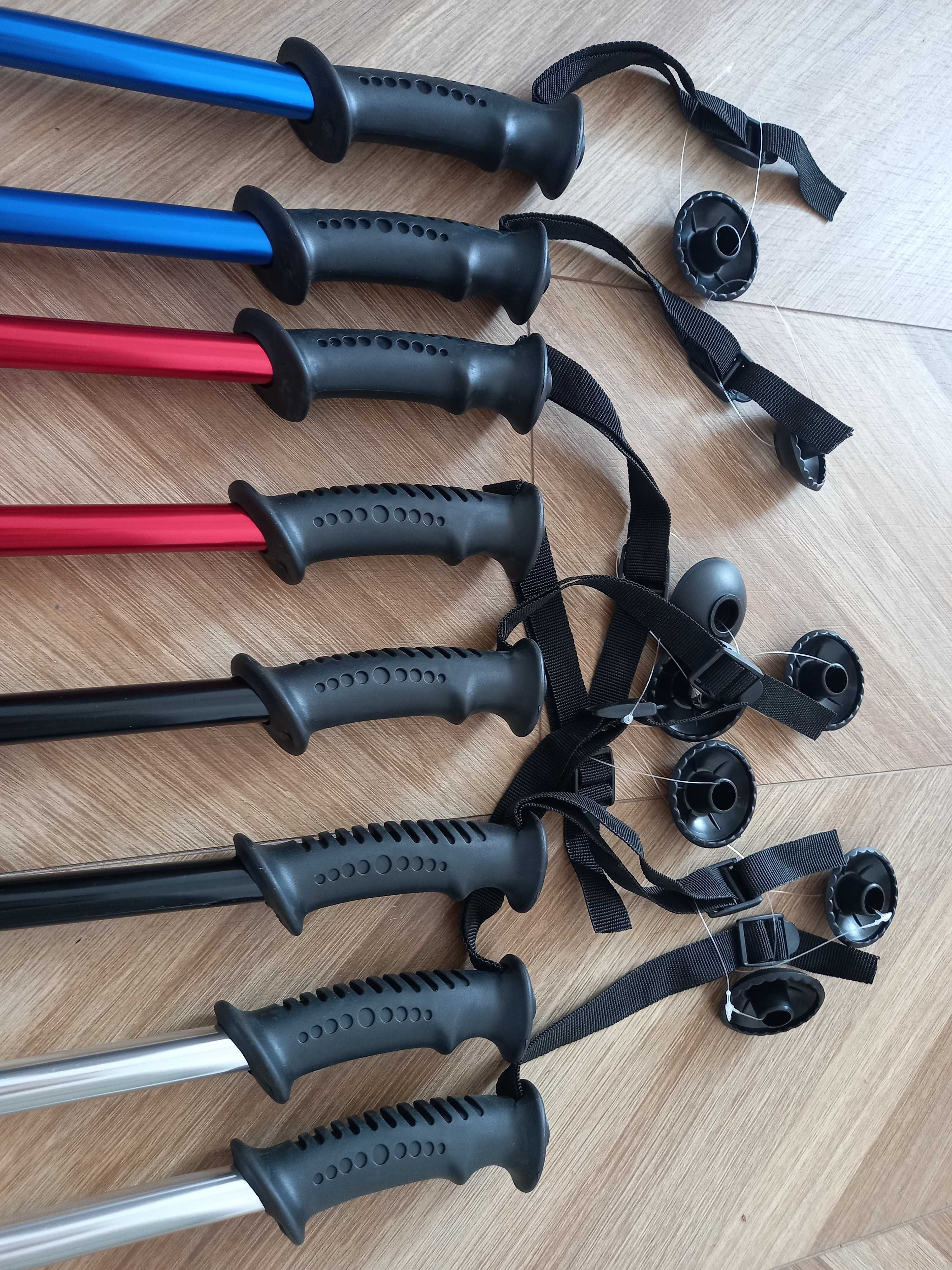 Nowe kijki trekkingowe kijki do nordic walking aluminiowe z kompasem