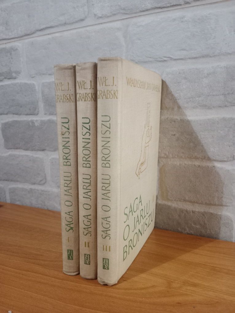 Saga o Jarlu Broniszu tomy 1 - 3 komplet
