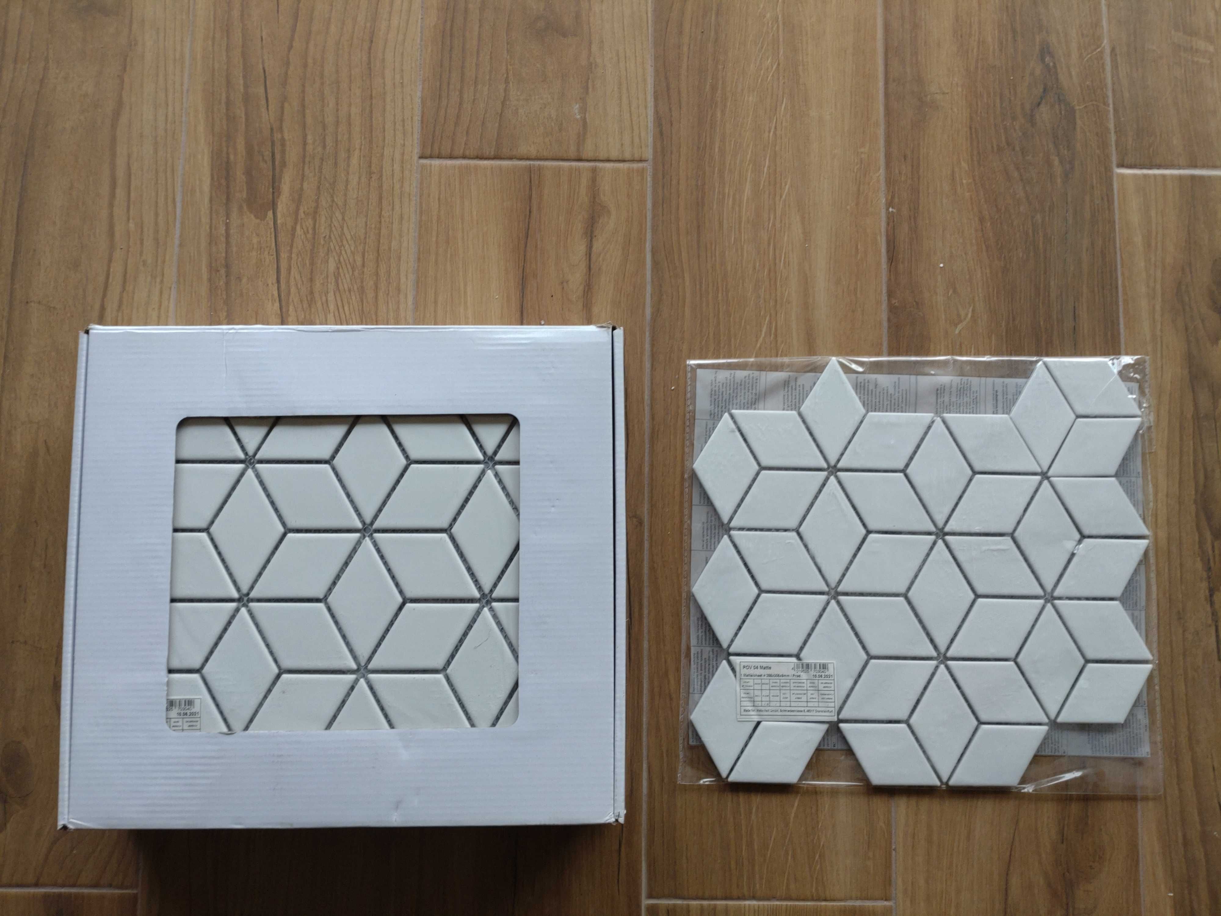 Mozaika ceramiczna - romb kostka