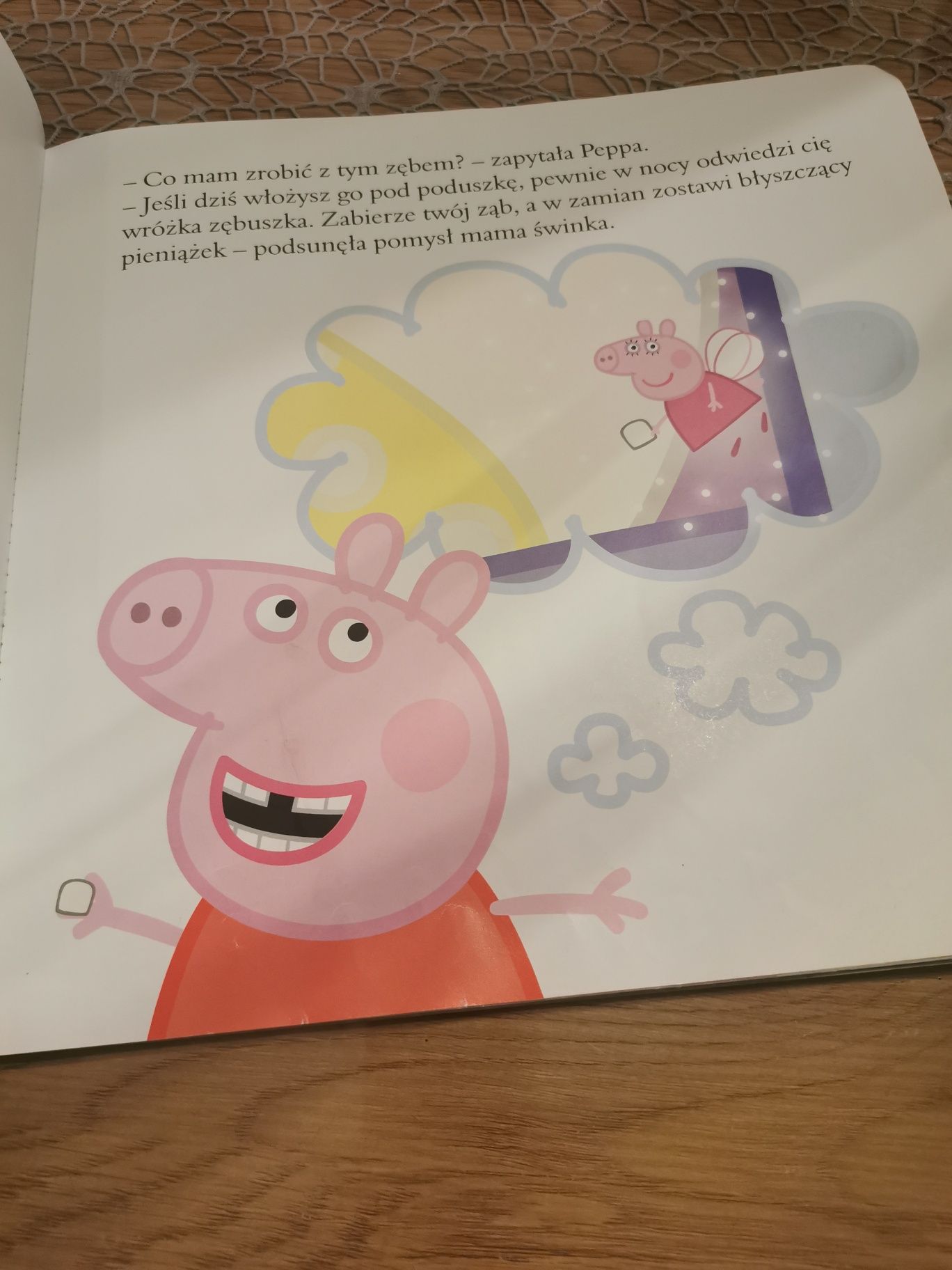 Książka Świnka Peppa O wróżce Zębuszce