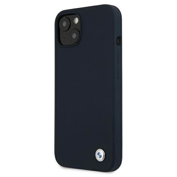 Etui do iPhone 13 Mini 5,4" BMW Granatowy Silicon Signature