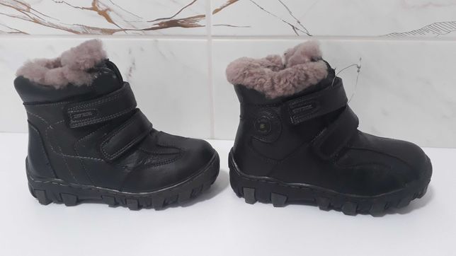 Новые зимние сапожки ботинки чобітки натуральная кожа мех для мальчика