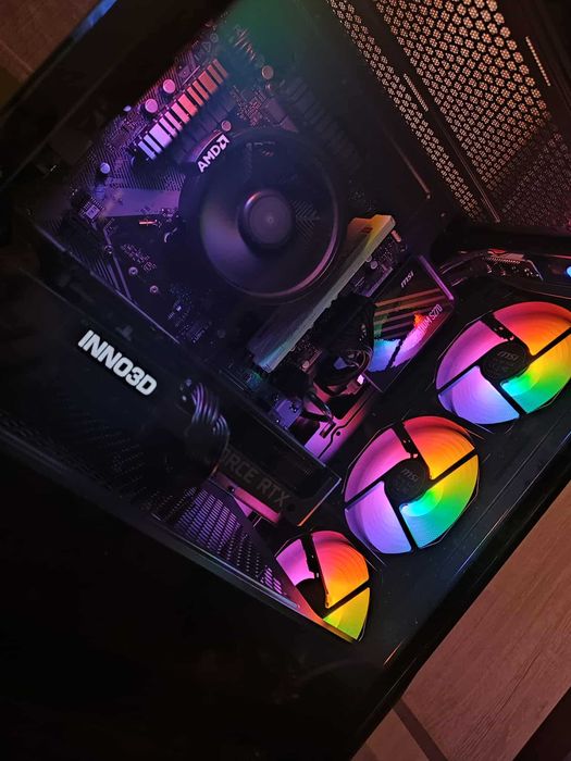 Komputer do gier RTX 3060 TI, RYZEN 5, 500 SSD, 16GB RAM OKAZJA!