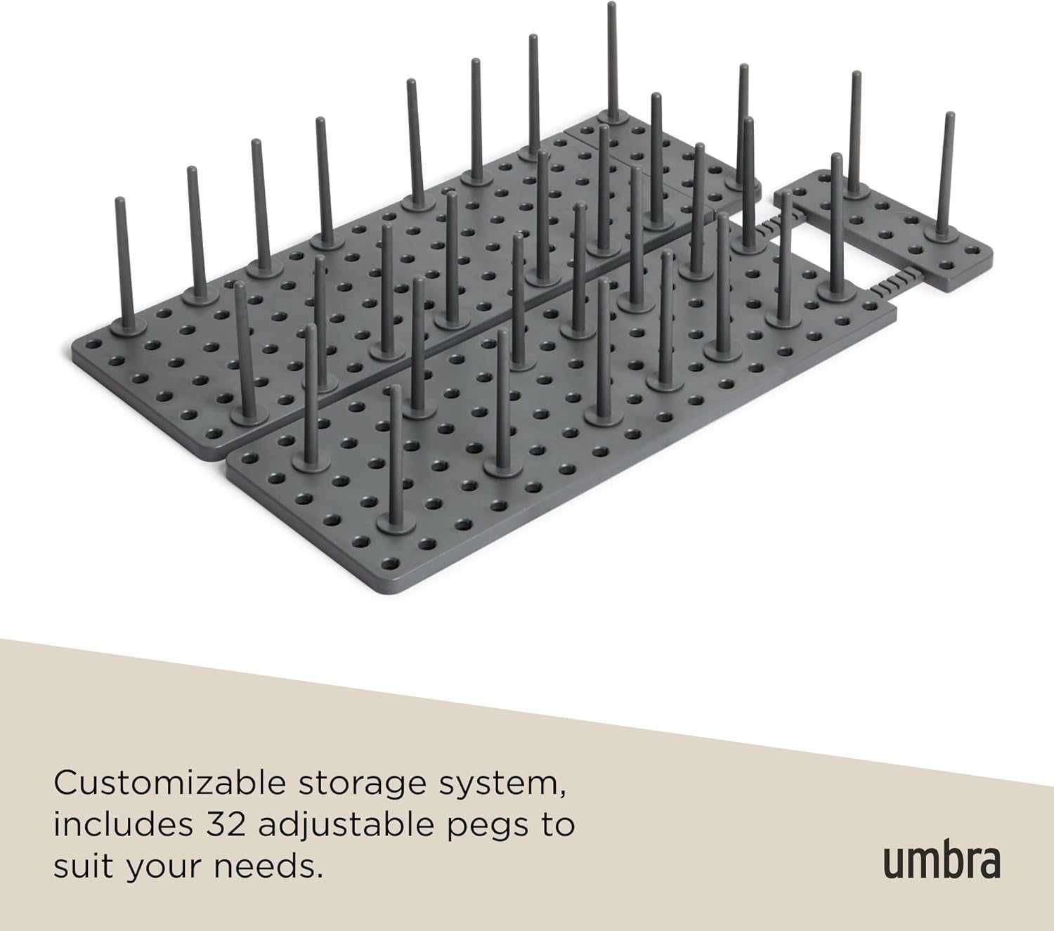 Umbra Peggy,  taca do szuflad - regulowany system przechowywania