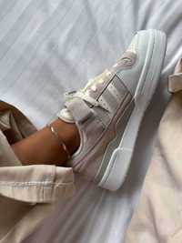 Жіночі кросівки Adidas Forum Low білий з сірим 1461 ТОПЧИК