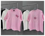 Хром футболка chrome hearts розовая