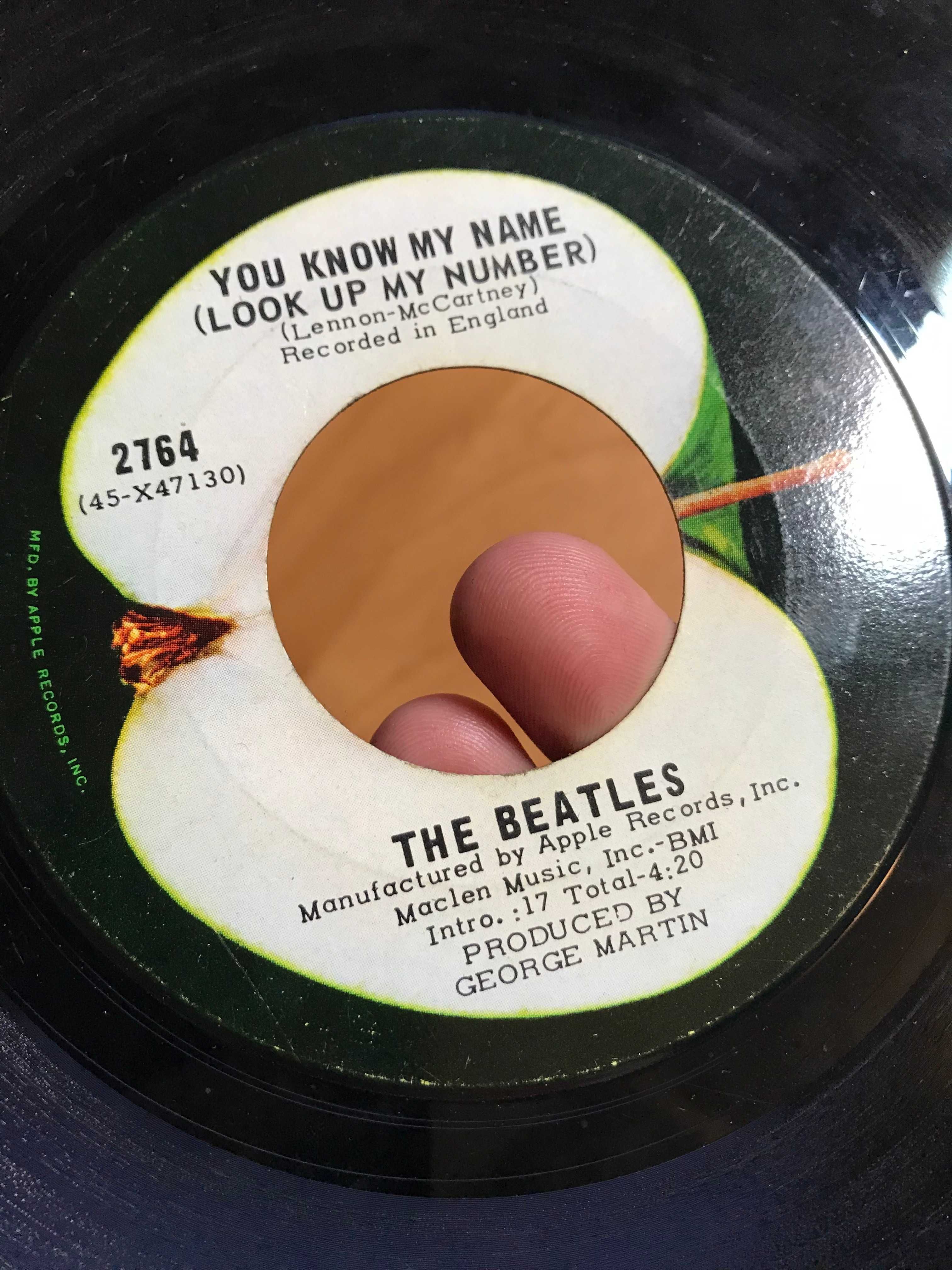 The Beatles Let it be You know my name 1970 apple winyl Płyta winylowa