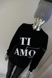 Speedway piękna bluza Ti Amo z ozdobnym zamkiem S-M-L