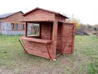 Domek z drewna,domek handlowy