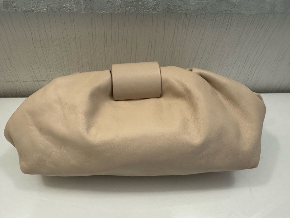 Сумка pouch bag, Massimo Dutti, бежева