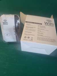 Repetidor sinal Wi-Fi. Amplificador de rede wireless. Wi-Fi repeater.