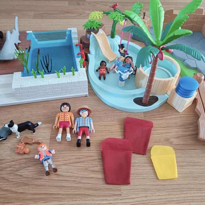 Playmobil 3 zestawy basen jacuzzi