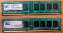 2x goodram DDR3 4GB PC3 10600 DIMM