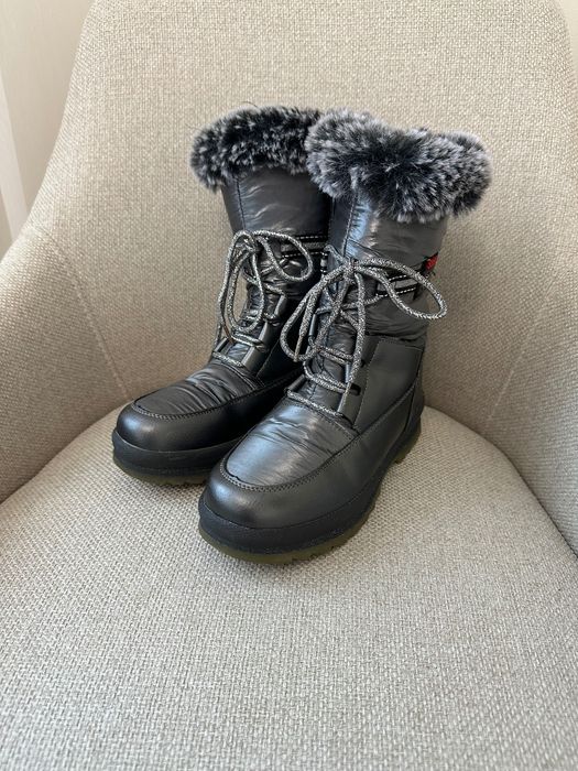 Чоботи зимові на дівчинку 35р. (22,4см)