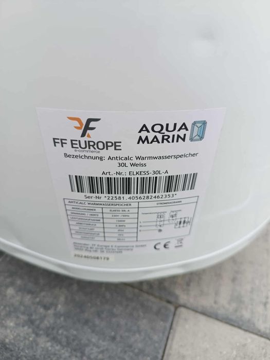 Podgrzewacz elektryczny, boiler, terma 30L