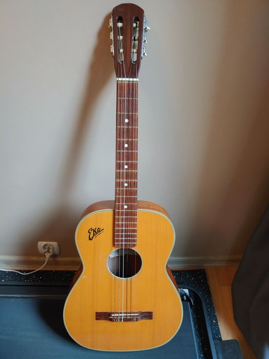 Gitara klasyczna akustyczna Eko P10 włoska Vintage parlor parlour lity