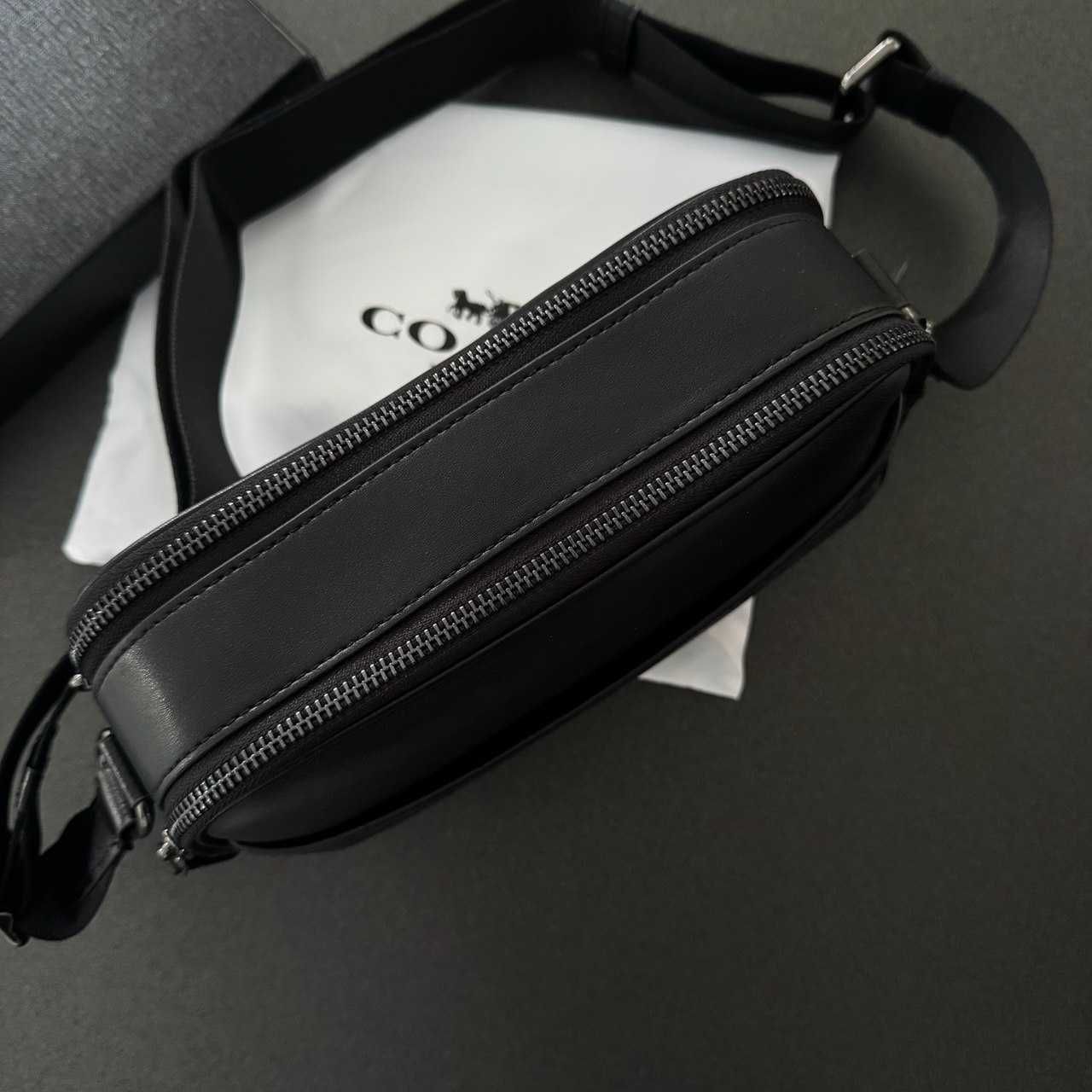 Мужская сумка Coach оригинал, кроссбоди чоловіча сумка Коач