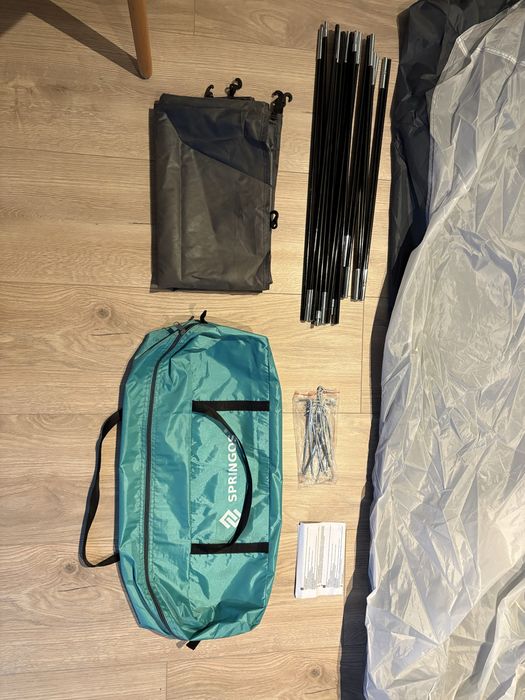 Namiot 3-Osobowy Springos Duży 310cm Turystyczny Biwak Kempingowy