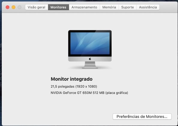 iMac 21.5 (late 2012) - excelente estado