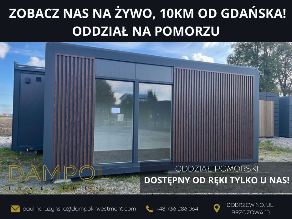 Pawilon biurowy 6X3 /  18m2 / handlowy, usługowy