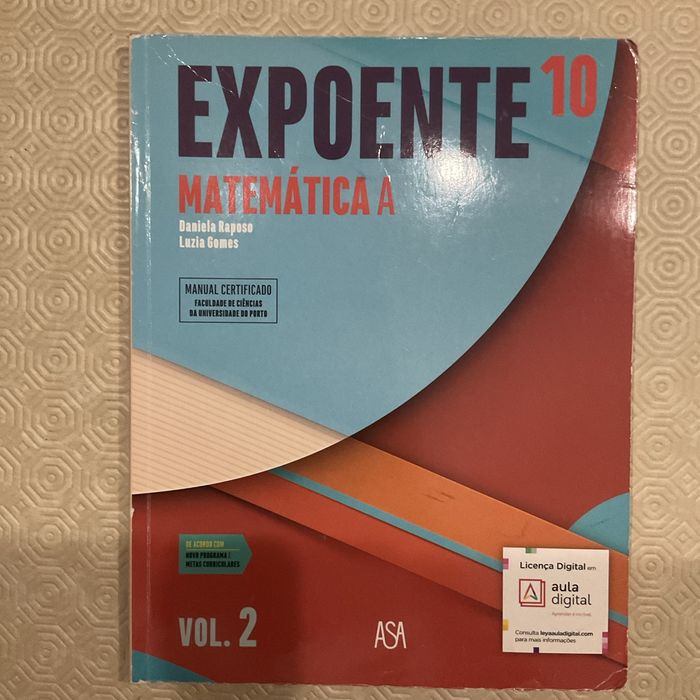 Expoente 10 ano Matematica A VOL.2