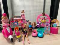 Barbie mix skuter lalka sklepik salon dla zwierzaków wesołe miasteczko