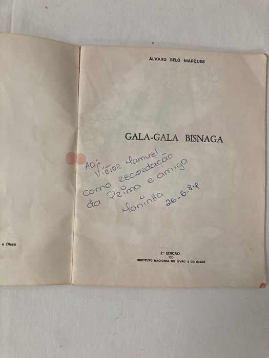 Livro Infantil Gala-Gala Bisnaga