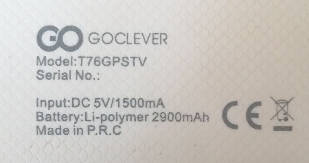 Tablet Goclever 7 "GPS TV+gratis.