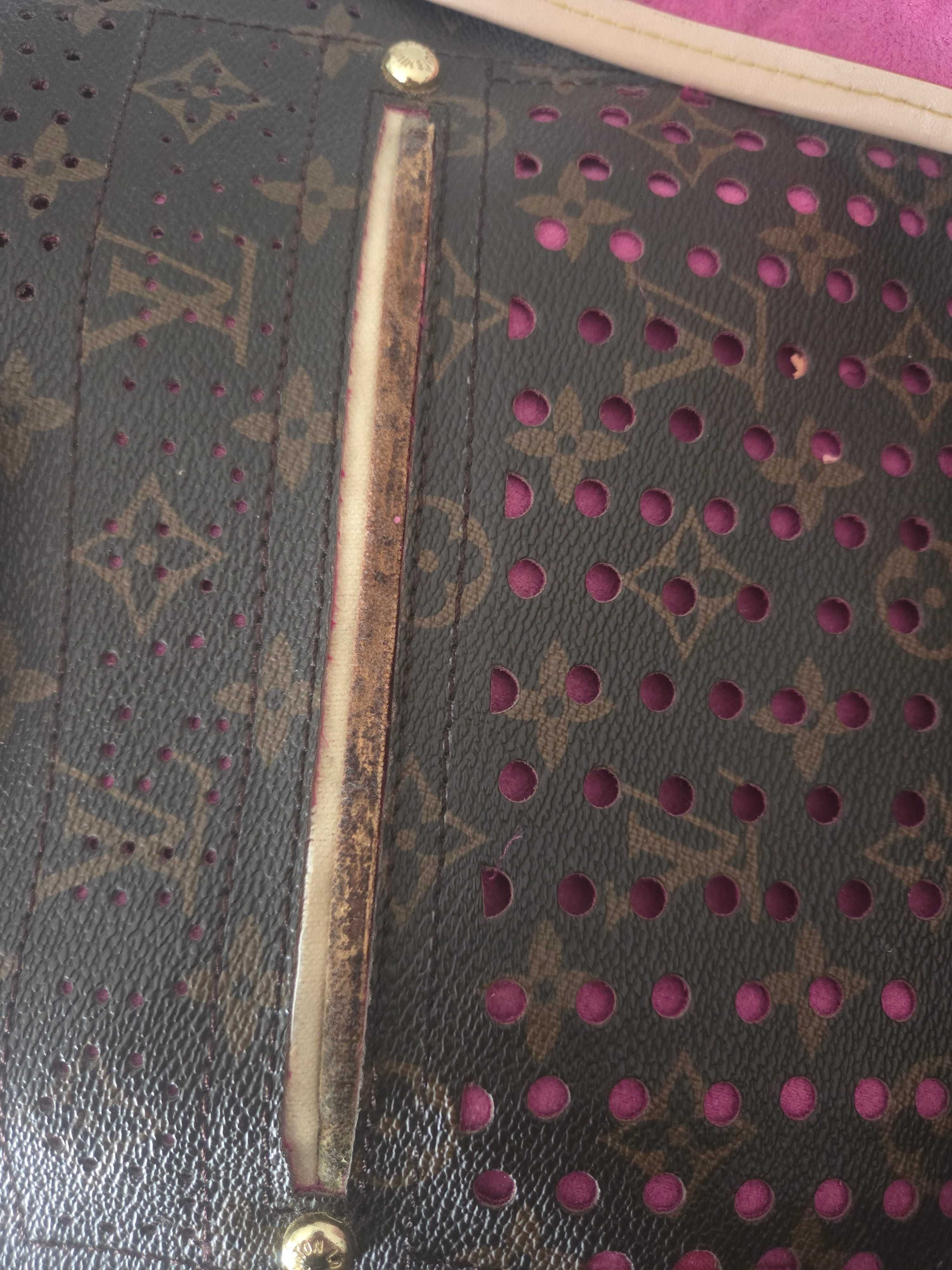 Louis Vuitton Monogram Perforation Musette Fuchsia