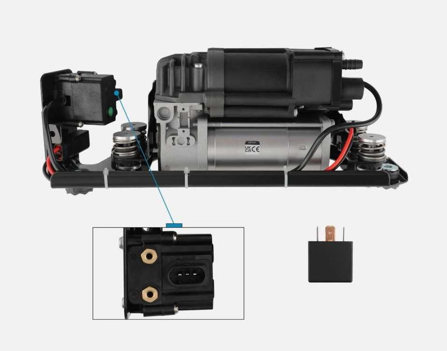 BMW Série 5 F11 Compressor de Suspensão Pneumática Completo