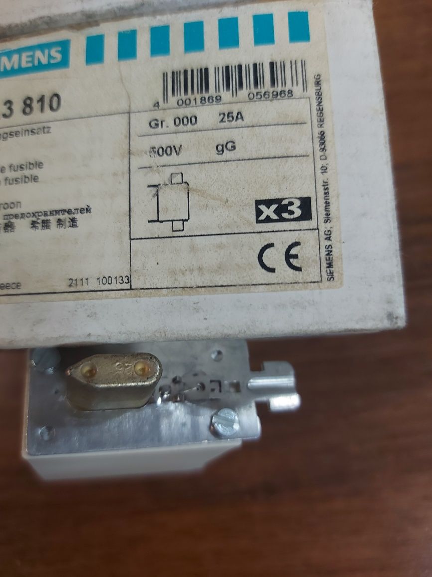 Siemens bezpiecznik mocy 25A