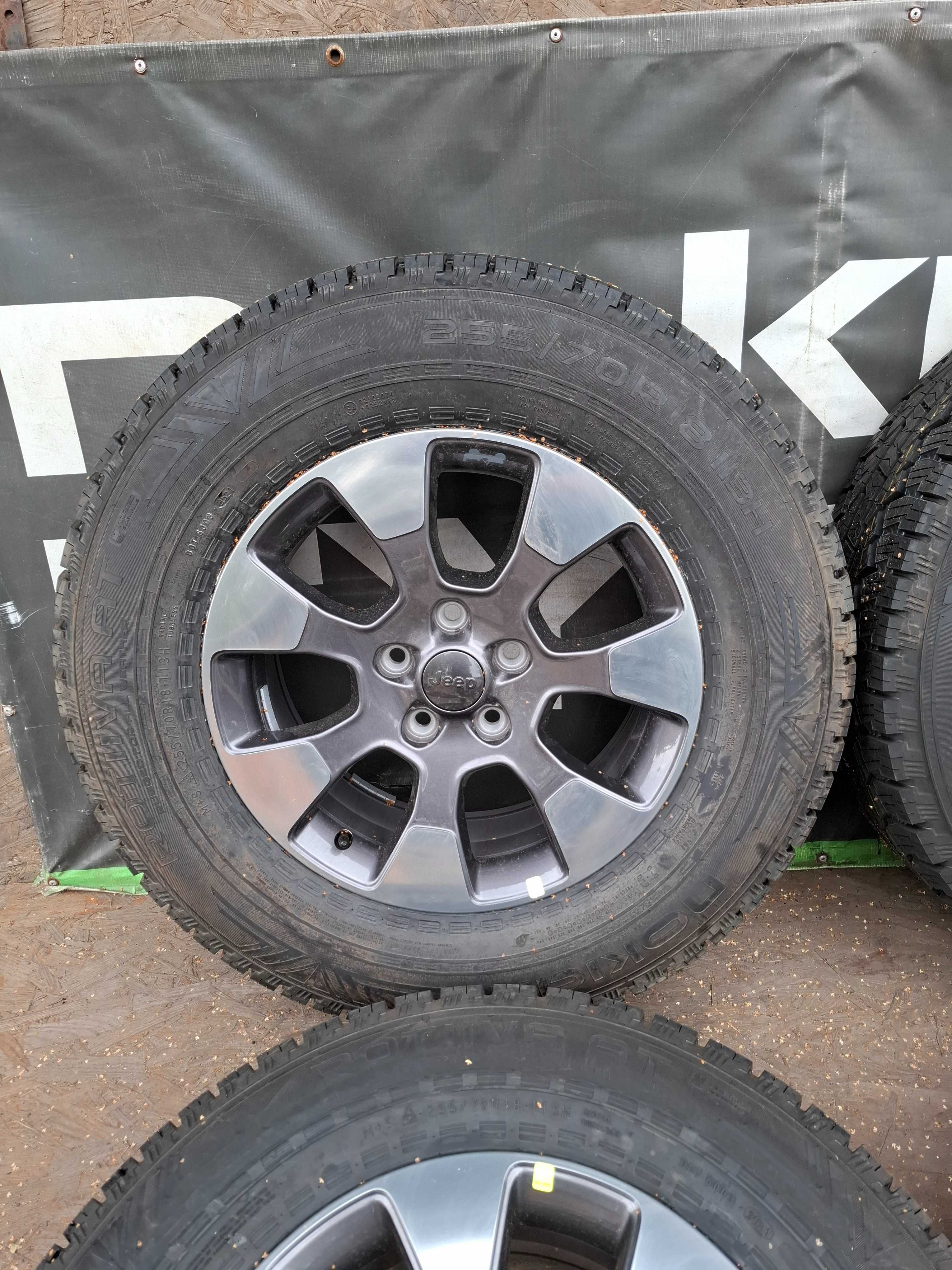 Felgi aluminiowe ! JEEP WRANGLER JL 18 CALI ! NOWE MONTAŻ ! TMPS !