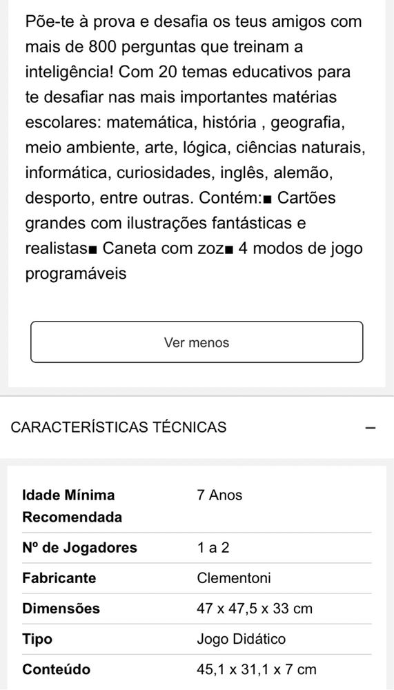 Jogo tabuleiro QI MASTER