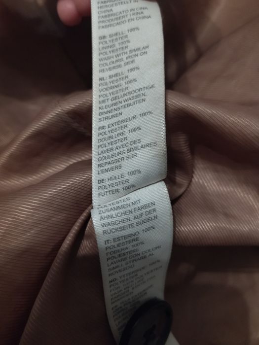 Fat Face płaszcz pluszowy brązowy r. 34 XS