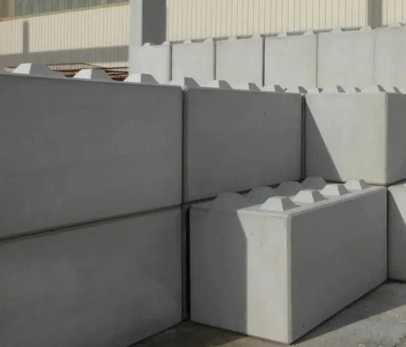 Bloki LEGO, bloki betonowe, zasieki, ściana oporowa, mur oporowy, LEGO