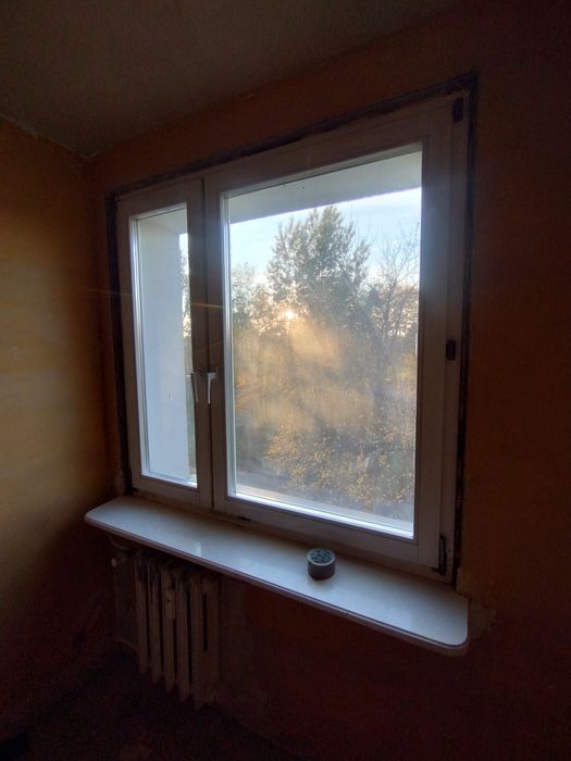 Okna 3szybowe drewniane 148x144