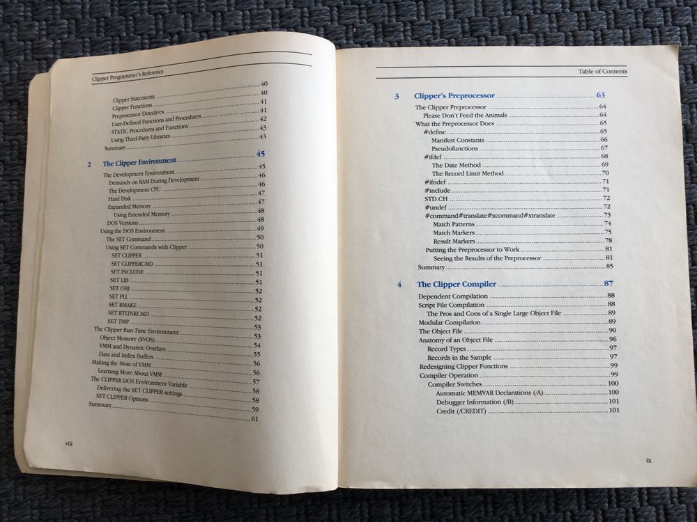 Clipper Programmer’s Reference - Edward Tiley