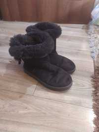 Buty zimowe ocieplane kozaki zamszowe emu śniegowce rozmiar 36